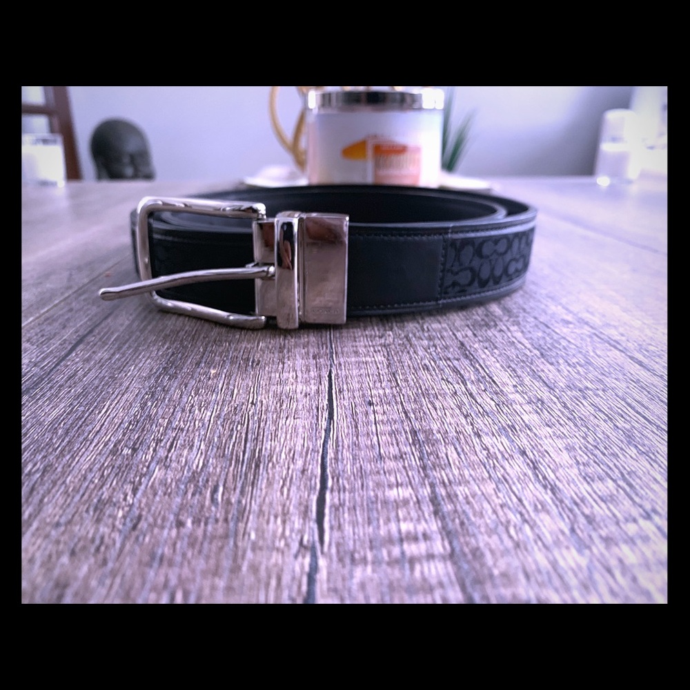 Black Coach belt